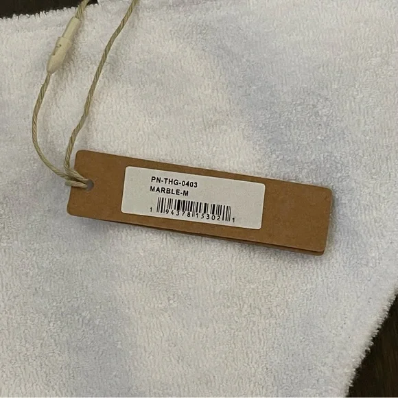 Skims Terry Cloth Thong in Marble size M - Picture 11 of 12